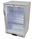 Glass Door Cooler - for installation in counters - silver - GCUC100
