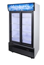 Nevera Expositora Doble Puerta Batiente 800L - GCDC800