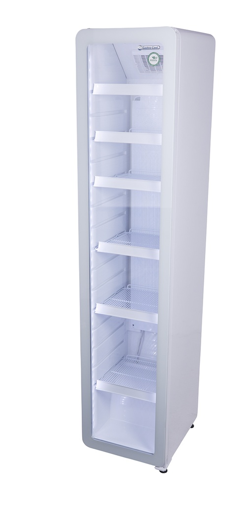 [255500] Bottle Cooler - slim - round shape - white - LED - GCGD175