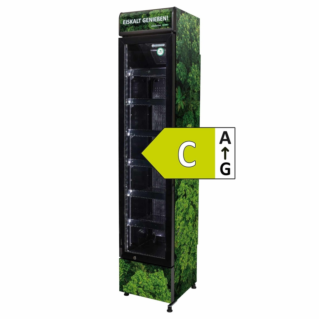 [135124] Nevera estrecha (Slimline) con display publicitario - ECO STAR - GCDC130