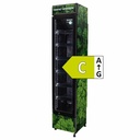 Nevera estrecha (Slimline) con display publicitario - ECO STAR - GCDC130