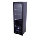 Nevera Expositora Negra - Puerta Cristal - GCGD135