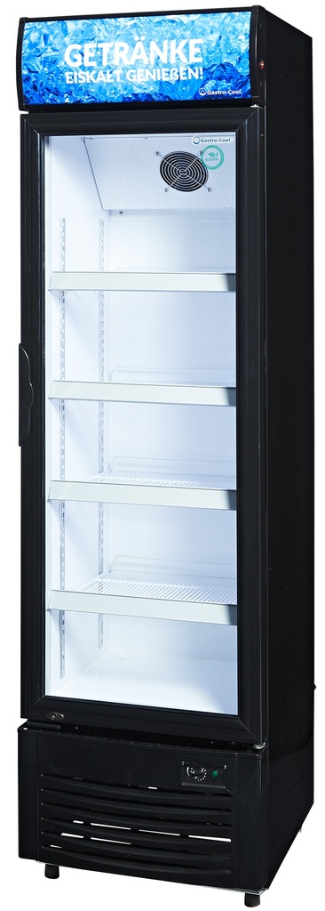 [136200] Refrigerador expositor de bebidas con display publicitario - GCDC280